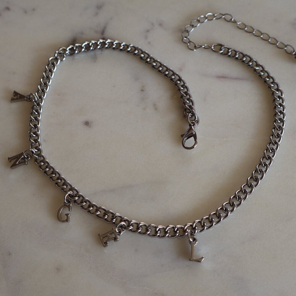Silver Angel Necklace - 12" - Picture 3 of 6